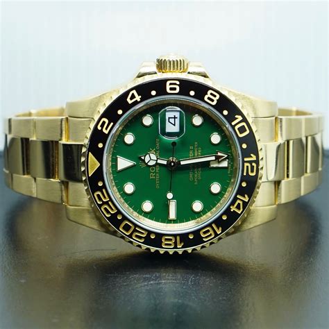 rolex gmt 2 green dial